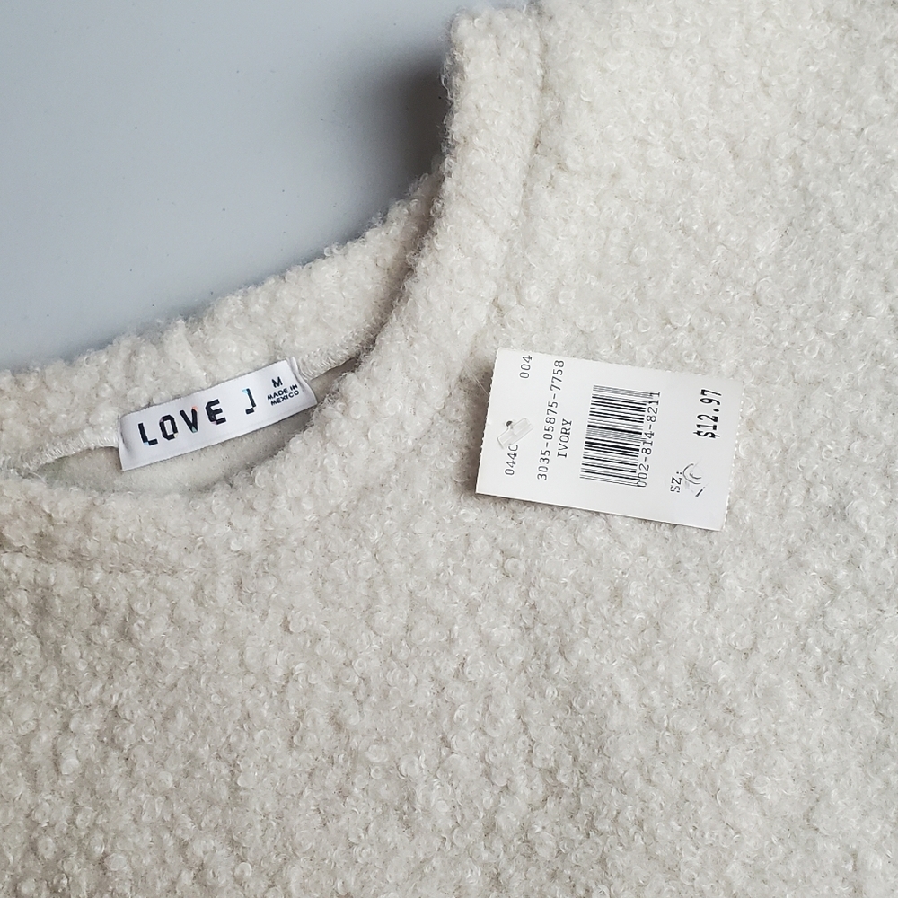 Shearling Crop Top - Picture 4 of 5